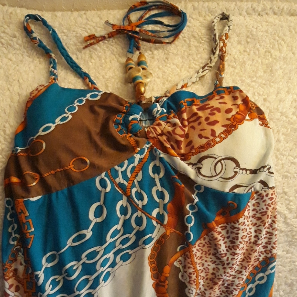 Spaghetti strap sun dress